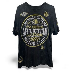 Affliction Men's Reversible Graphic Tee